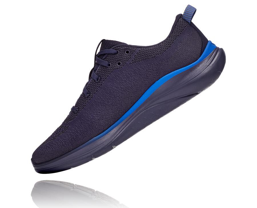 Running Shoes Mens - Hoka One One Hupana Flow - Navy - XFMTIZB-95